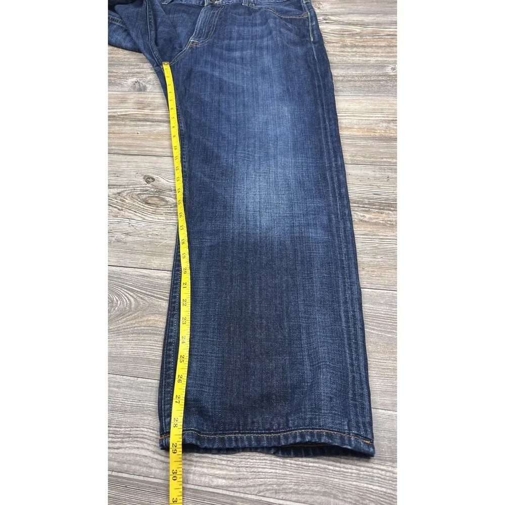 Lucky Brand Vintage Straight Jeans Mens‎ 36x32 ACTUAL 37x29 Denim Dark Wash